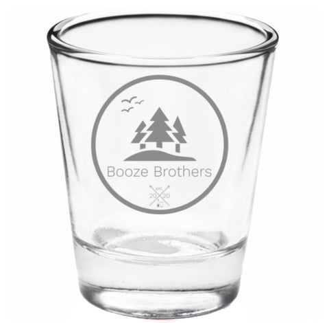 Custom Booze Brothers 1.75 oz. Shot Glass
